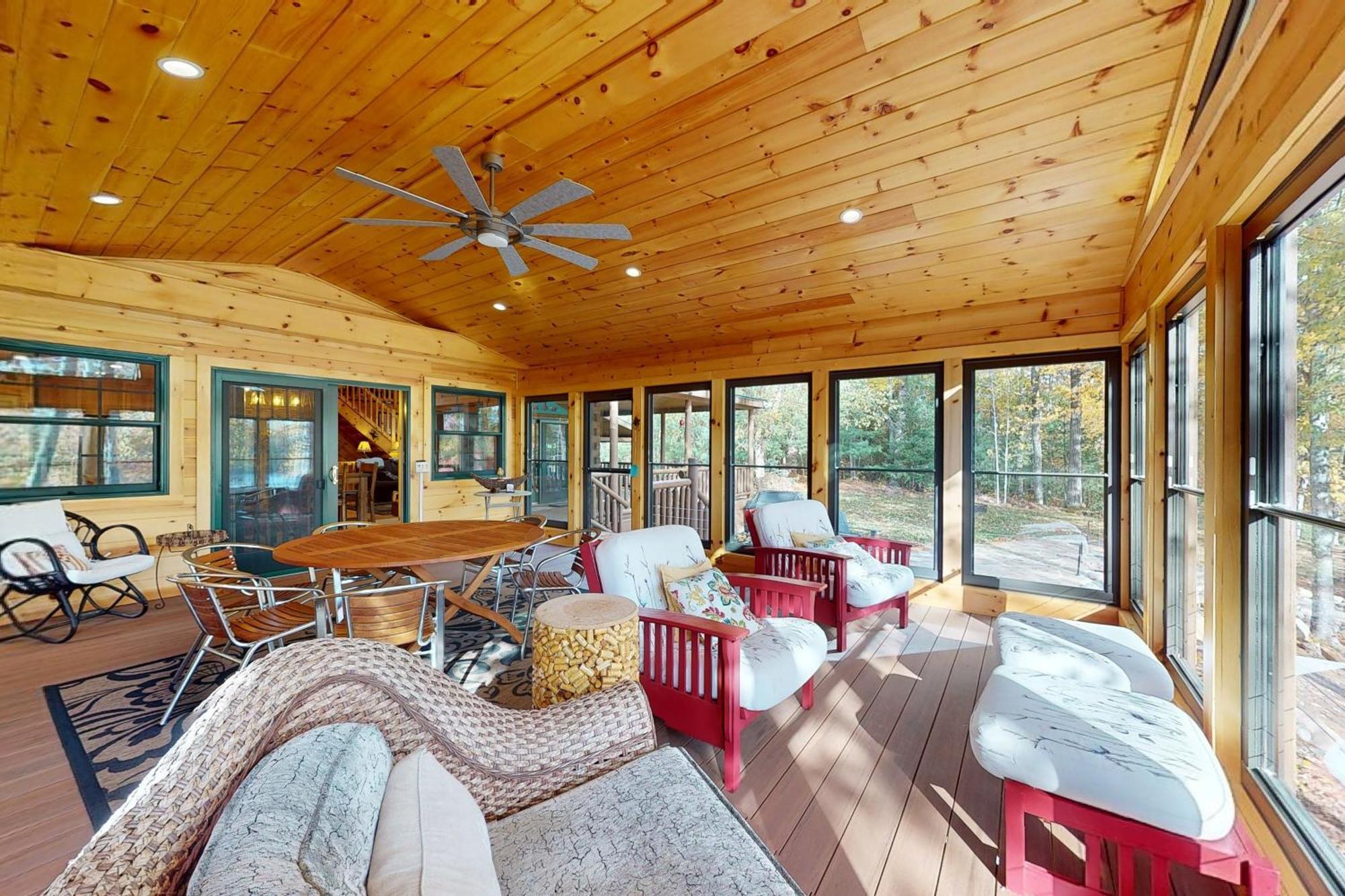 The Lodge On Booth Lake - 2 Bed 2 Bath Vacation Home In Minocqua Lac Du Flambeau Exterior foto